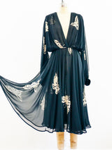 Wayne Clark Butterfly Chiffon Dress Dress arcadeshops.com