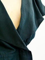 Halston Ruffle Wrap Dress Dress arcadeshops.com