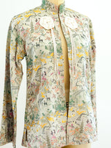 Japanese Pagoda Jacquard Jacket Jacket arcadeshops.com