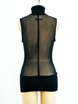 Jean Paul Gaultier Sheer Sleeveless Top Top arcadeshops.com