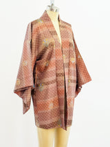 Mauve Japanese Haori Kimono Jacket arcadeshops.com