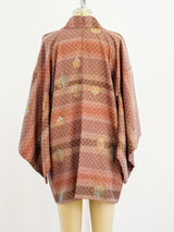 Mauve Japanese Haori Kimono Jacket arcadeshops.com