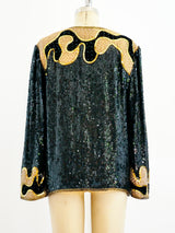 Judith Ann Quilted Sequin Jacket Jacket arcadeshops.com