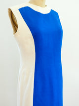 Bill Blass Colorblock Silhouette Dress Dress arcadeshops.com