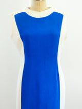 Bill Blass Colorblock Silhouette Dress Dress arcadeshops.com