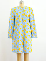 Geoffrey Beene Floral Coat Dress Dress arcadeshops.com