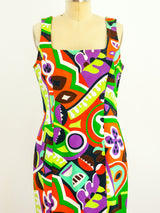 Christian Lacroix Mod Print Tank Dress Dress arcadeshops.com