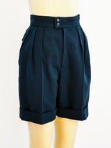 Yves Saint Laurent Pleated Shorts Pants arcadeshops.com