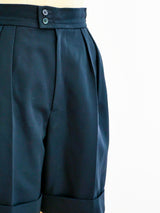 Yves Saint Laurent Pleated Shorts Pants arcadeshops.com