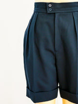 Yves Saint Laurent Pleated Shorts Pants arcadeshops.com