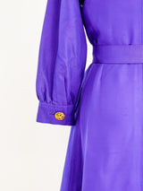 Yves Saint Laurent Silk Coat Dress Dress arcadeshops.com