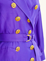 Yves Saint Laurent Silk Coat Dress Dress arcadeshops.com
