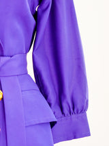 Yves Saint Laurent Silk Coat Dress Dress arcadeshops.com