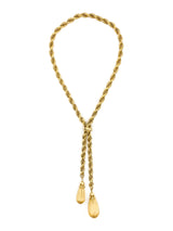 Lariat Style Teardrop Necklace Accessory arcadeshops.com