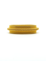 Goldtone Metal Mesh Bangle Accessory arcadeshops.com
