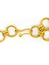 Yves Saint Laurent Ceramic Cabochon Bib Necklace Accessory arcadeshops.com