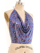Whiting and Davis Chainmail Halter Top Top arcadeshops.com