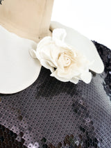 Scaasi Sequin Embellished Jacket Jacket arcadeshops.com