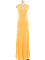 Halston Sleeveless Jersey Gown Dress arcadeshops.com