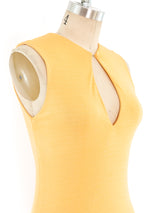 Halston Sleeveless Jersey Gown Dress arcadeshops.com