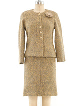 Chanel Metallic Tweed Suit Suit arcadeshops.com