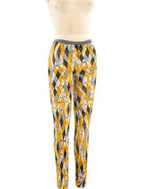 1960's Pucci Harlequin Print Tights Bottom arcadeshops.com