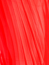 Pleated Scarlet Cropped Chiffon Jacket Jacket arcadeshops.com