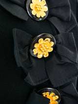 Gemma Kahng Ribbon Embellished Blazer Jacket arcadeshops.com