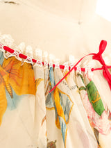 Christian Dior Stamp Printed Chiffon Top Top arcadeshops.com