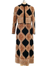 Quilted Paisley Patchwork Velvet Ensemble Suit arcadeshops.com