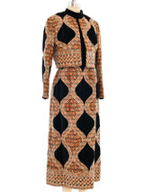 Quilted Paisley Patchwork Velvet Ensemble Suit arcadeshops.com
