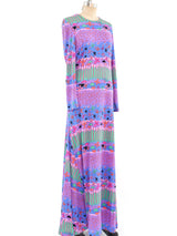 Diane Von Furstenberg Floral Printed Jersey Dress Dress arcadeshops.com