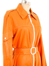 1970's Orange Jumpsuit Suit arcadeshops.com