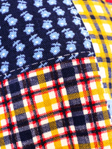 Reversible Patchwork Printed Poncho Outerwear arcadeshops.com