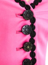 Yves Saint Laurent Pink Silk Bustier Top arcadeshops.com