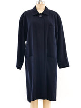 Escada Navy Coat Dress Dress arcadeshops.com