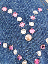 1970's Love Melody Studded Denim Bralette Top arcadeshops.com