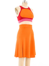 Stephen Burrows Colorblock Jersey Ensemble Suit arcadeshops.com