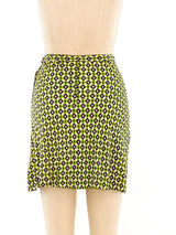 Paraphernalia Geometric Printed Mini Skirt Bottom arcadeshops.com