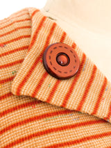 Striped Rib Knit Sweater Top arcadeshops.com