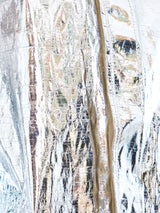 Metallic Silver Flight Suit Suit arcadeshops.com