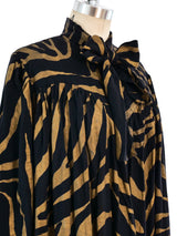 Norma Kamali Zebra Printed Jumpsuit Suit arcadeshops.com