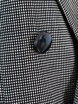 Escada Black and White Wool Suit Suit arcadeshops.com