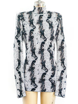 Balenciaga Knit Micro Mini Dress arcadeshops.com