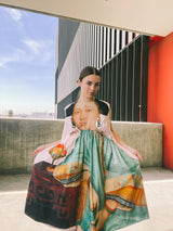 Simone Rocha Portrait Printed Tent Dress Dress arcadeshops.com