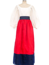 Bill Blass Colorblock Taffeta Dress Dress arcadeshops.com