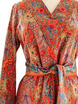 Block Printed Cotton Caftan Dress arcadeshops.com