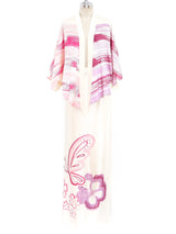 Butterfly Printed Silk Ensemble Suit arcadeshops.com