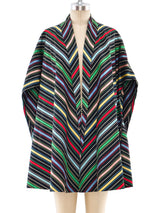 Rainbow Ribbon Striped Jacket Jacket arcadeshops.com