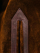 Gucci Chocolate Suede Coat Outerwear arcadeshops.com